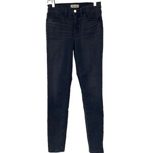 Madewell Roadtripper Black Skinny Jeans Women’s Size 27 Tall